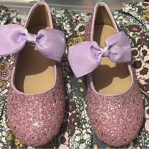 Kolan Other - Kolan 10C Girls Glittery Purple Princess Shoes
